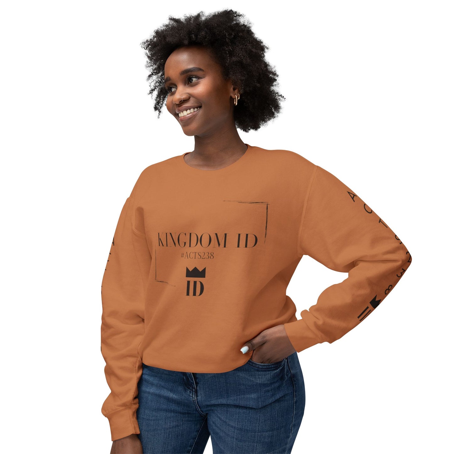 Kingdom ID Acts 2:38 Christian Unisex Crewneck Sweatshirt - NZC Apparel: Nashz Couture