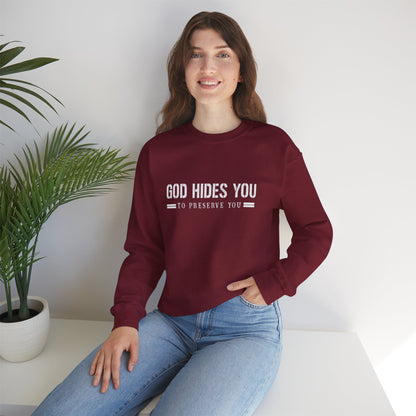 Christian God Hides You Unisex Sweatshirt - NZC Apparel: Nashz Couture