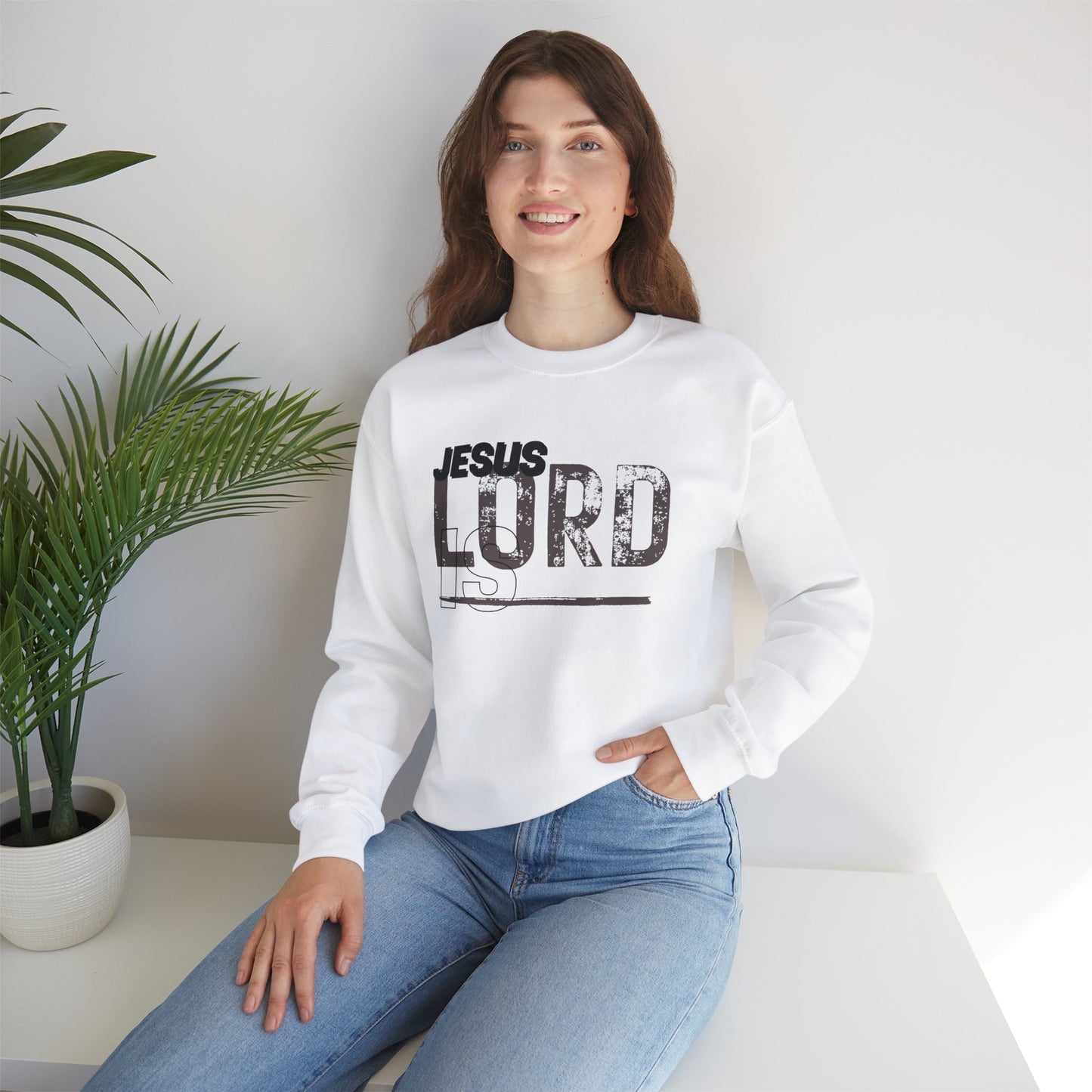 JESUS IS LORD Crewneck Sweatshirt - NZC Apparel: Nashz Couture