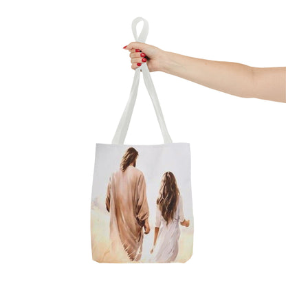 Jesus Walks with- Me Tote Bag - NZC Apparel: Nashz Couture