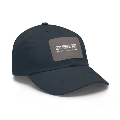 GOD HIDES Leather Patch Hat - NZC Apparel: Nashz Couture