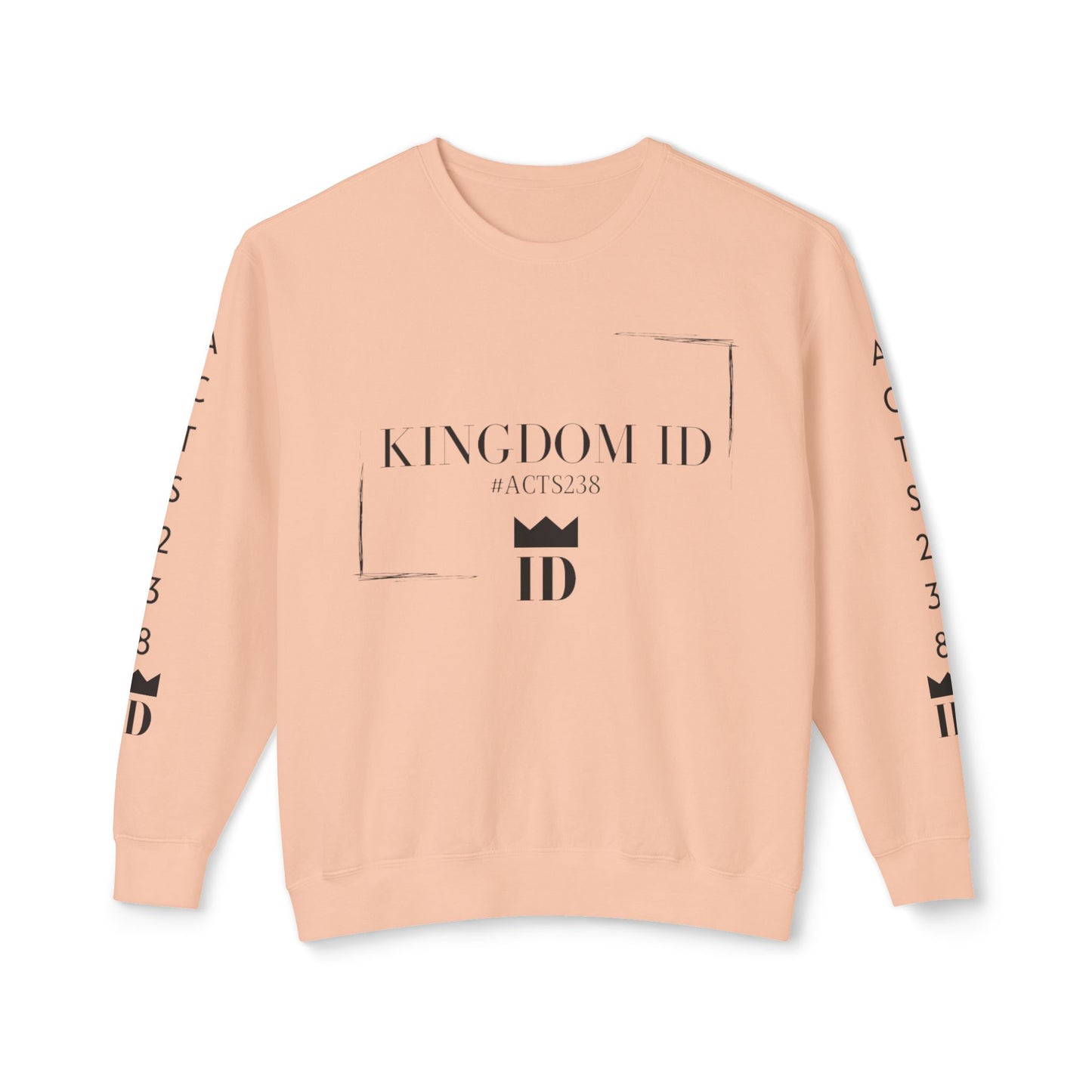 Kingdom ID Acts 2:38 Christian Unisex Crewneck Sweatshirt - NZC Apparel: Nashz Couture