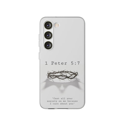 Cast Your Burdens- Clear Flexi Case