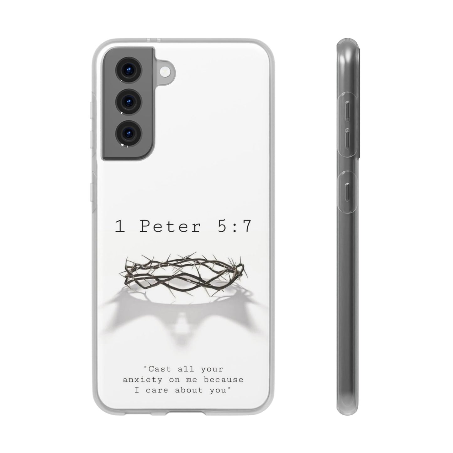 Cast Your Burdens- Clear Flexi Case