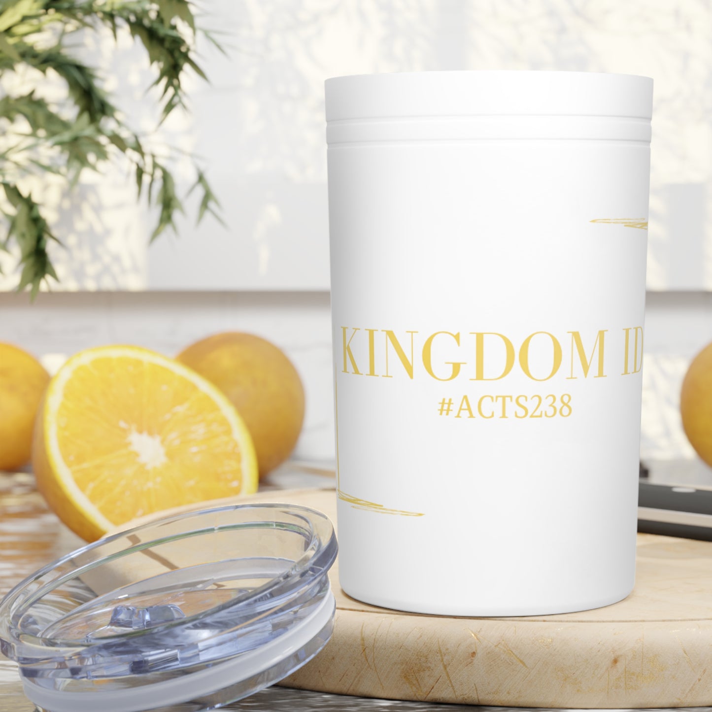 KINGDOM ID Vacuum Insulated Tumbler - NZC Apparel: Nashz Couture