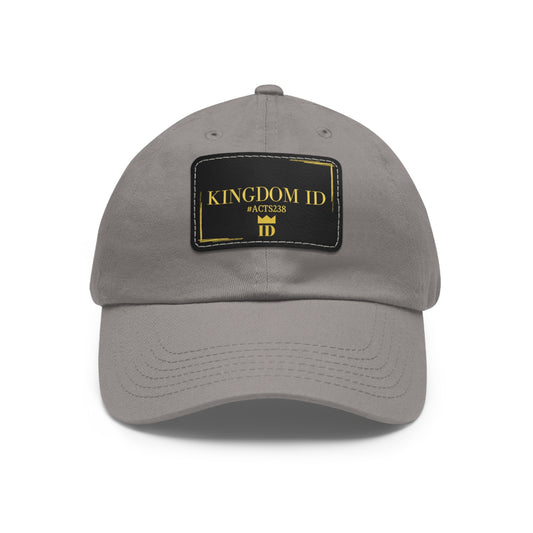 KINGDOM ID Leather Patch Hat - NZC Apparel: Nashz Couture