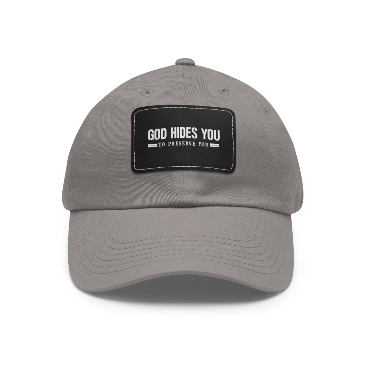 GOD HIDES Leather Patch Hat - NZC Apparel: Nashz Couture