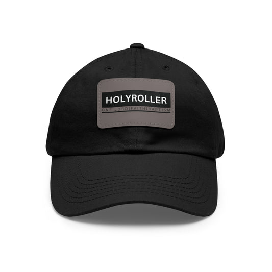 HOLYROLLER Leather Patch Hat - NZC Apparel: Nashz Couture