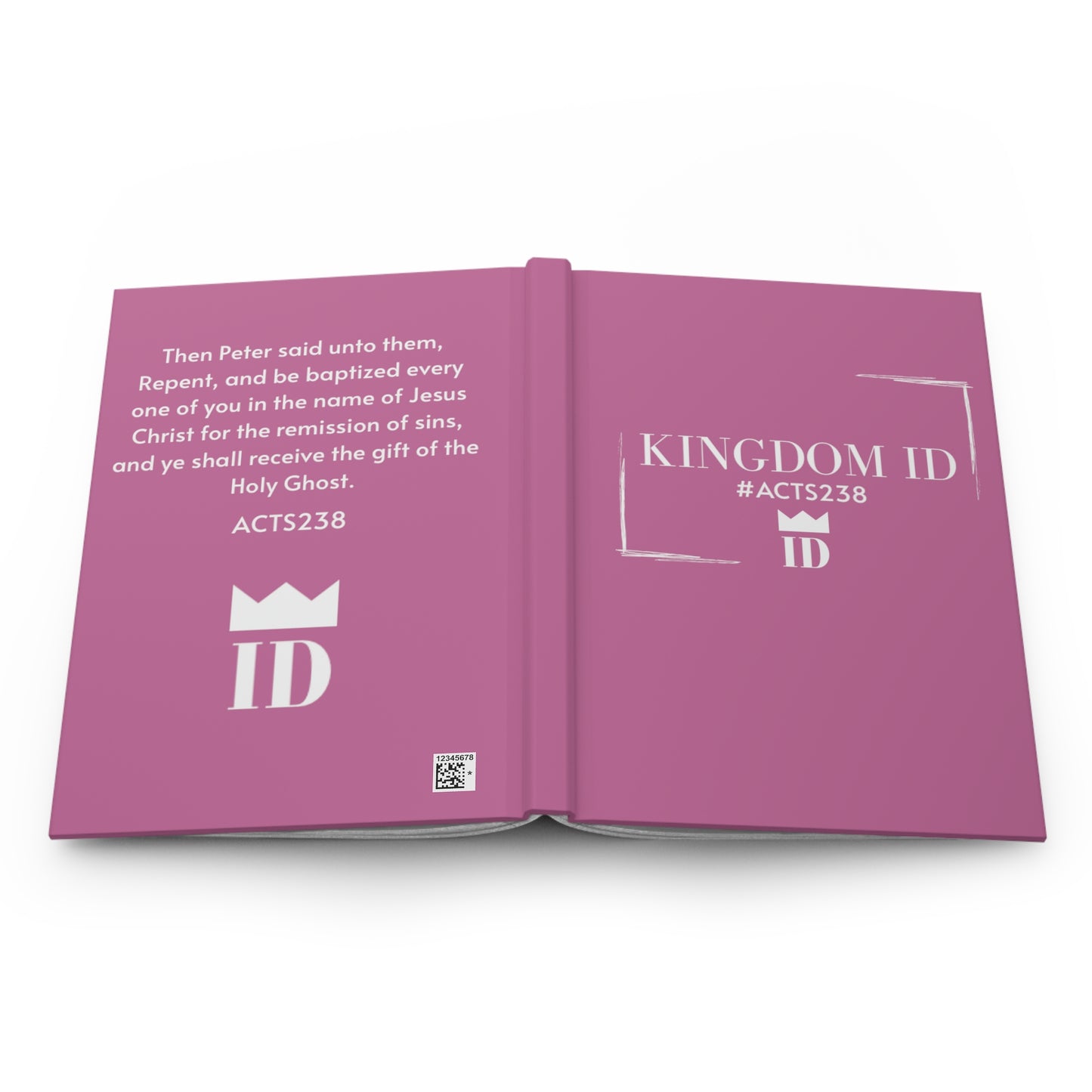 KINGDOM ID Hardcover Journal - NZC Apparel: Nashz Couture