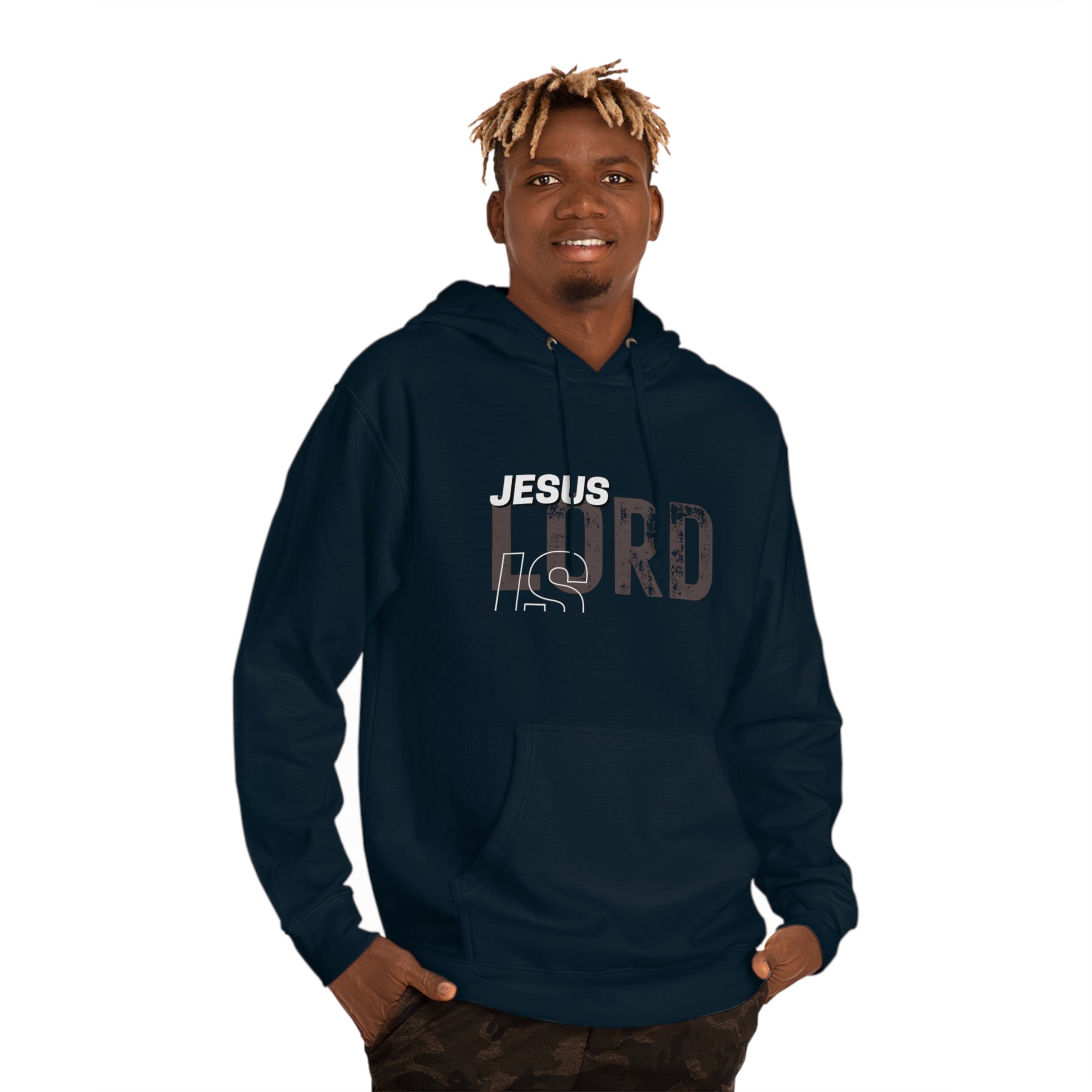 JESUS IS LORD Hooded Sweatshirt - NZC Apparel: Nashz Couture