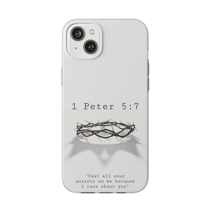 Cast Your Burdens- Clear Flexi Case