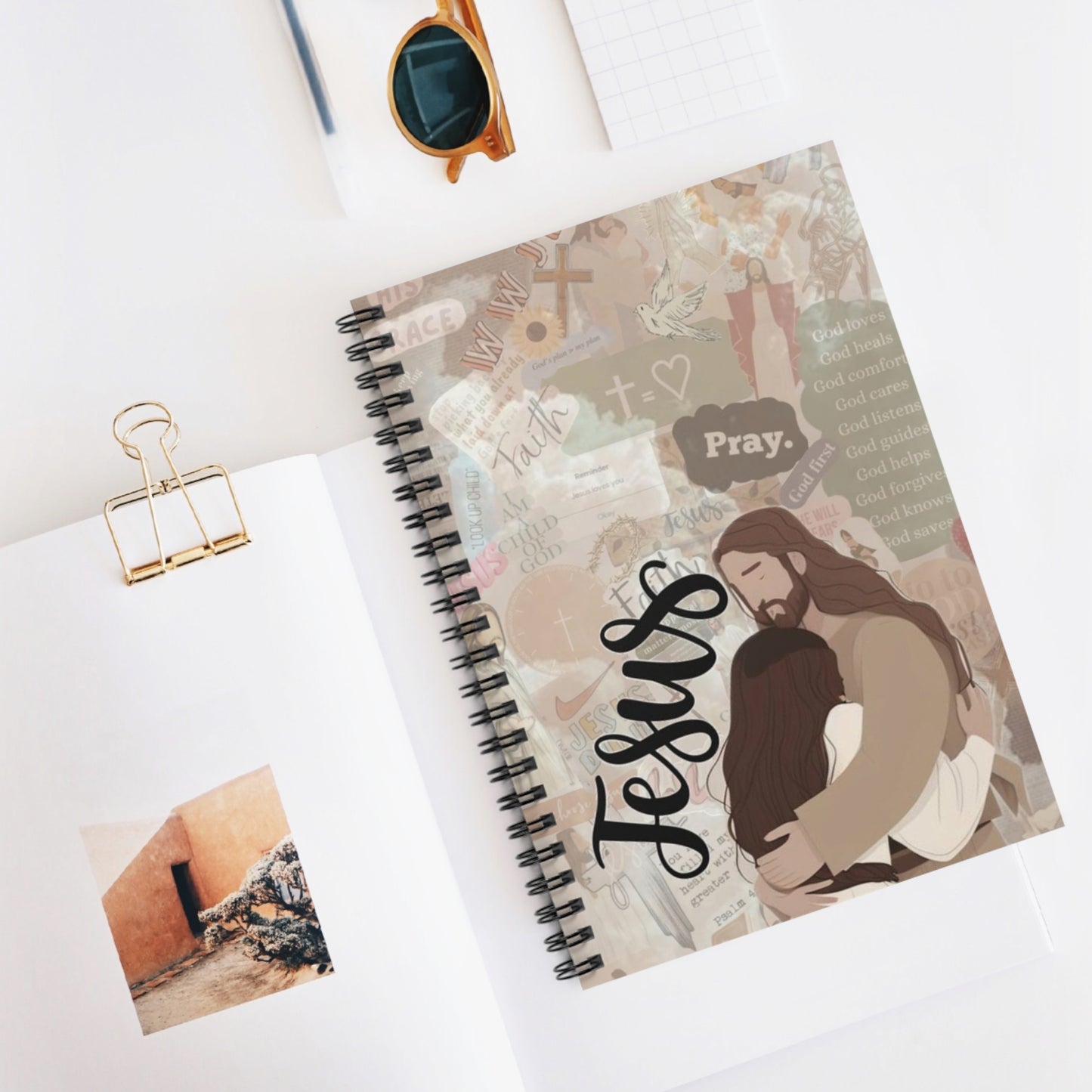 Jesus Spiral Notebook - Ruled Line - NZC Apparel: Nashz Couture