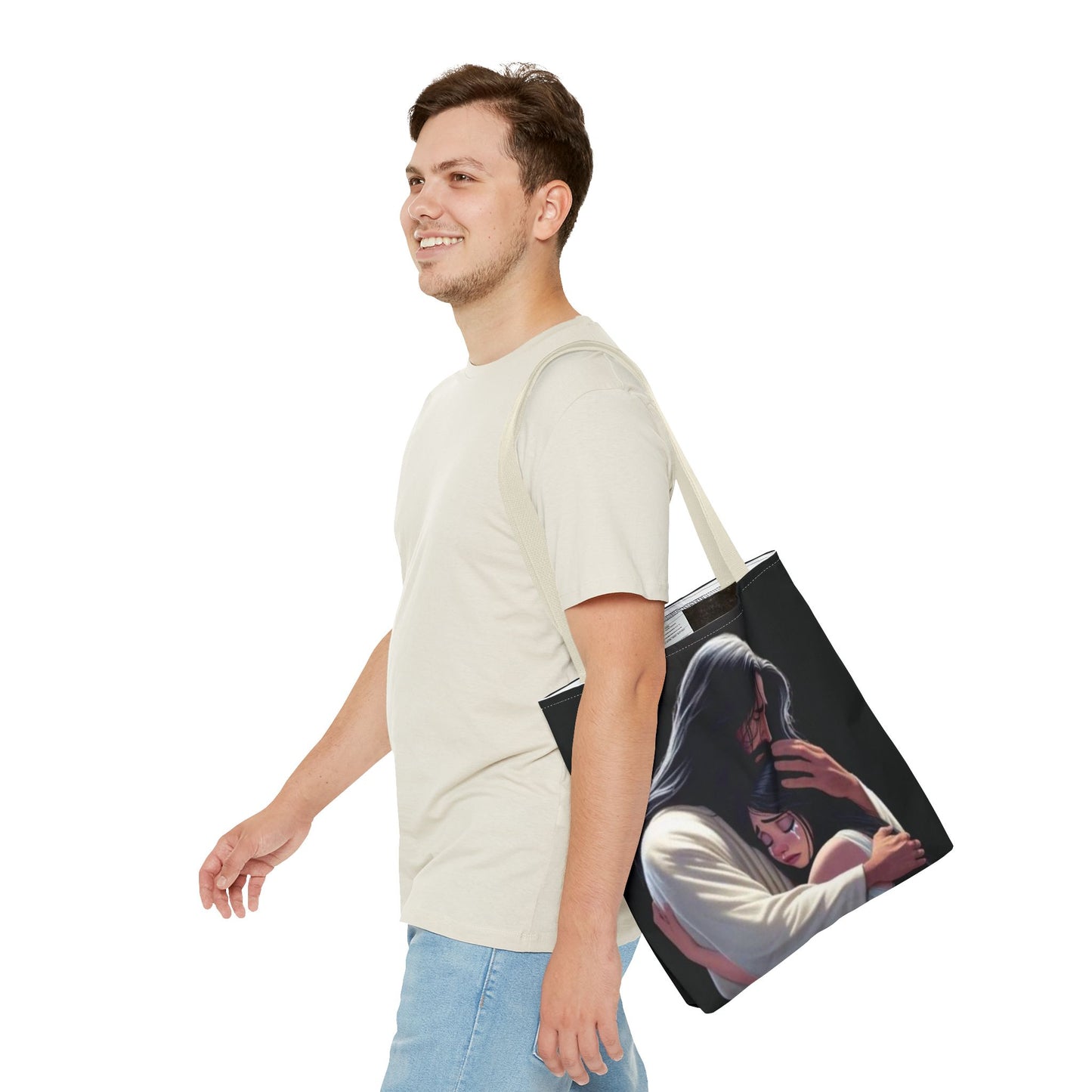 Jesus Safe Arms- Tote Bag - NZC Apparel: Nashz Couture