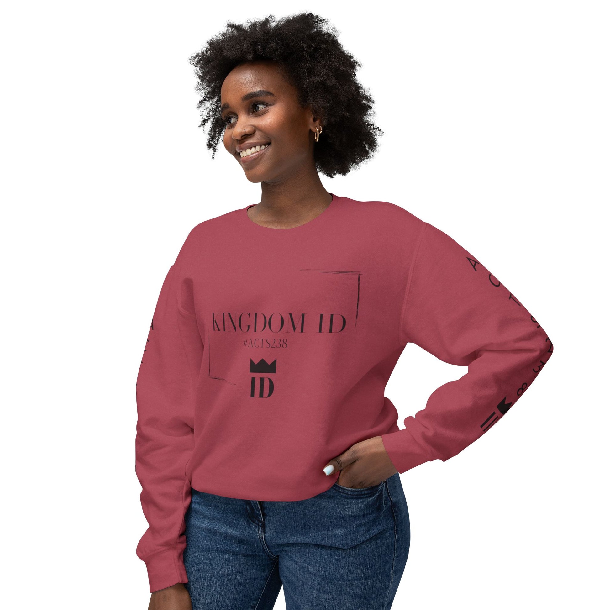 Kingdom ID Acts 2:38 Christian Unisex Crewneck Sweatshirt - NZC Apparel: Nashz Couture