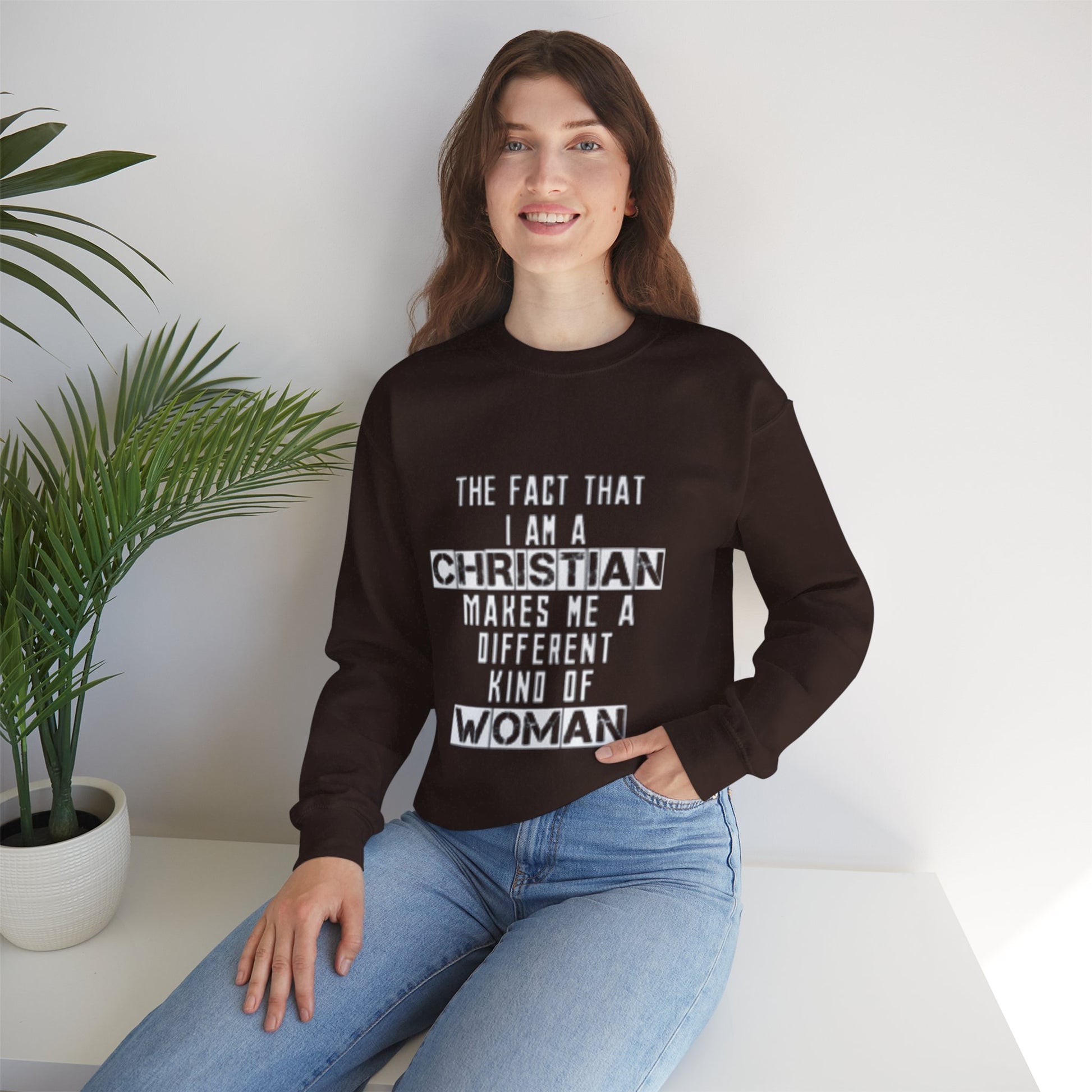 Christian Woman Sweatshirt - Modest Faith & Fashion Apparel - NZC Apparel: Nashz Couture