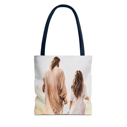 Jesus Walks with- Me Tote Bag - NZC Apparel: Nashz Couture