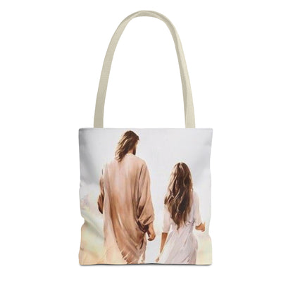 Jesus Walks with- Me Tote Bag - NZC Apparel: Nashz Couture