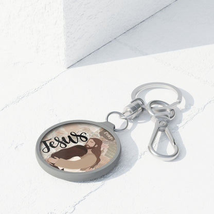 Jesus Keyring Tag - NZC Apparel: Nashz Couture