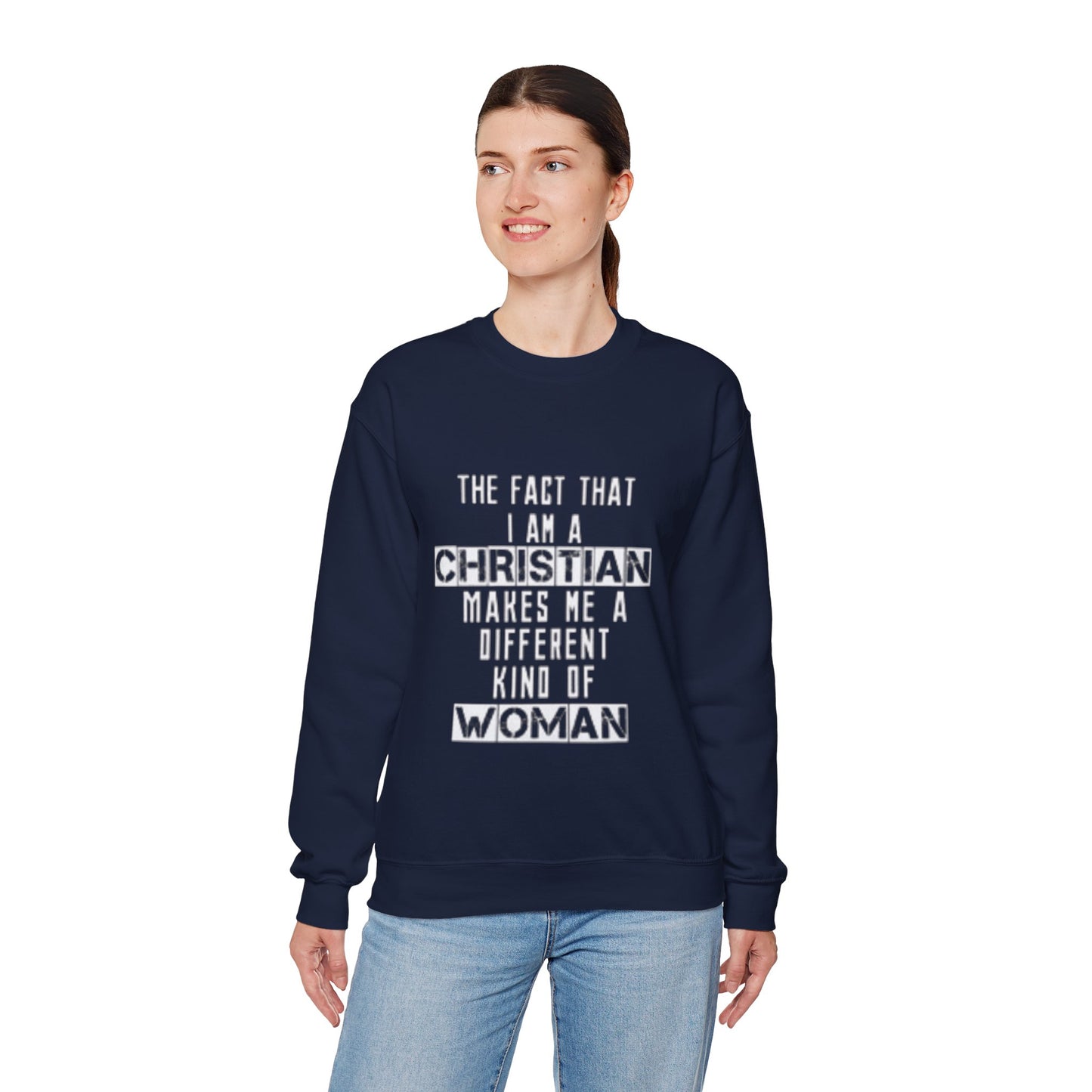 Christian Woman Sweatshirt - Modest Faith & Fashion Apparel - NZC Apparel: Nashz Couture