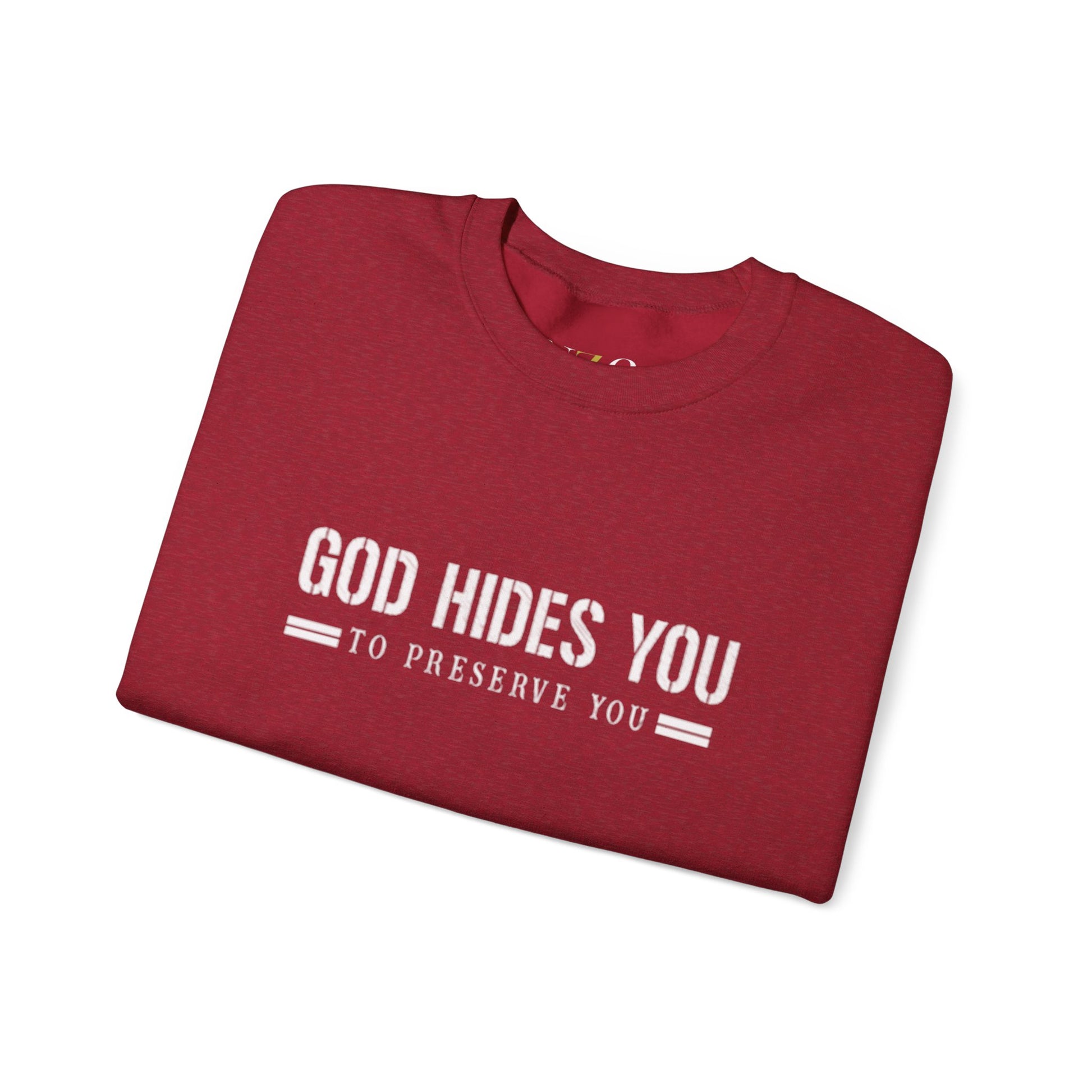 Christian God Hides You Unisex Sweatshirt - NZC Apparel: Nashz Couture