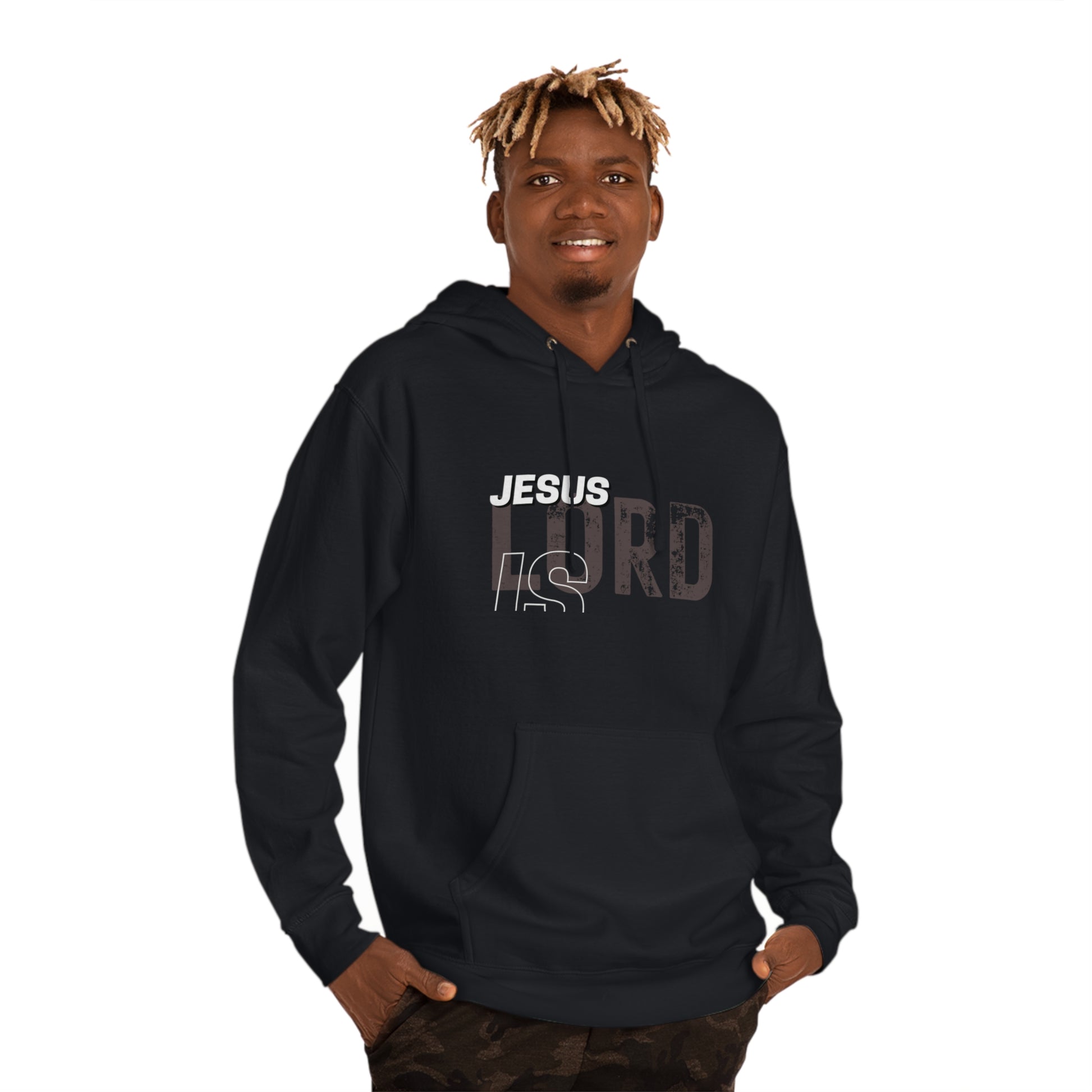 JESUS IS LORD Hooded Sweatshirt - NZC Apparel: Nashz Couture