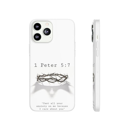 Cast Your Burdens- Clear Flexi Case