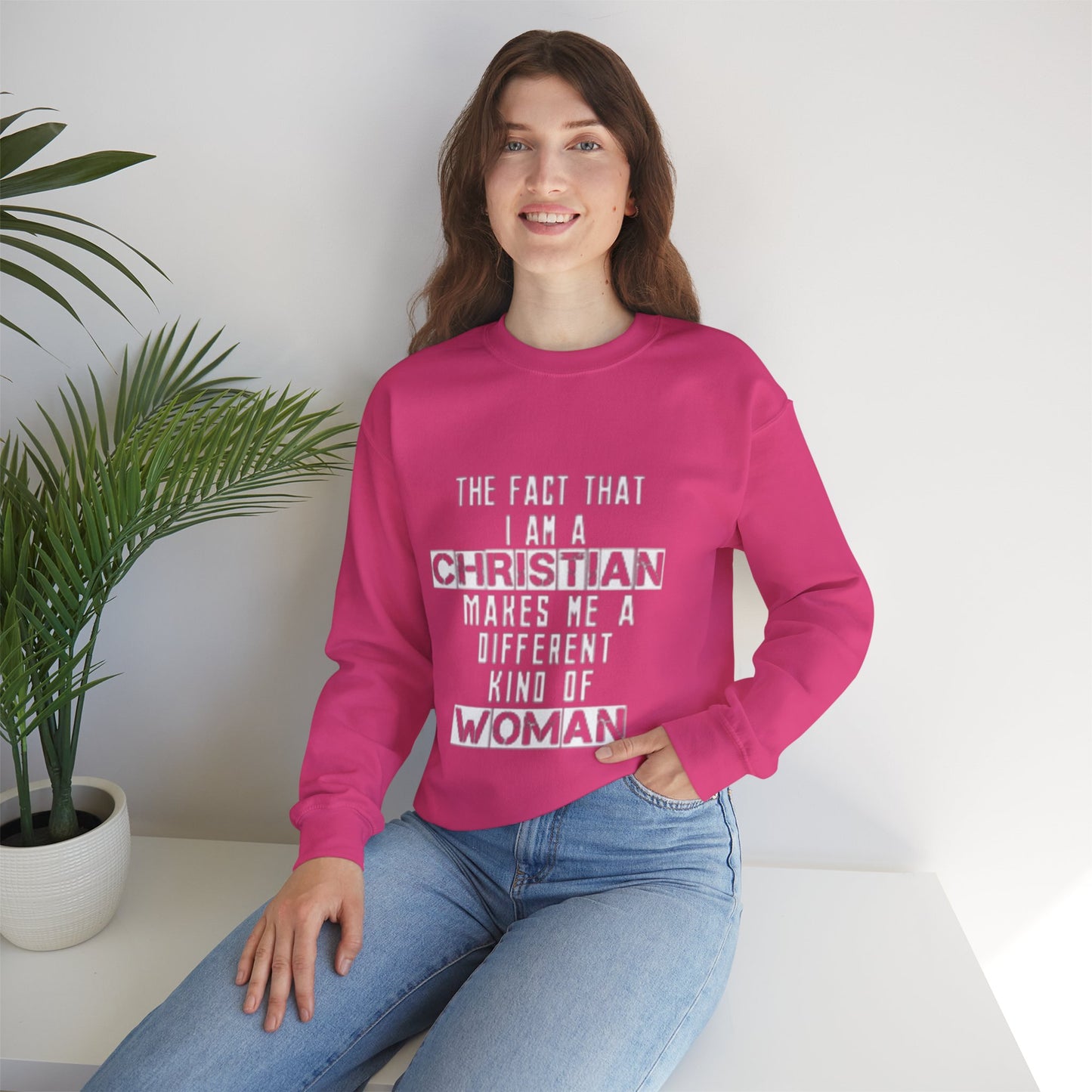 Christian Woman Sweatshirt - Modest Faith & Fashion Apparel - NZC Apparel: Nashz Couture