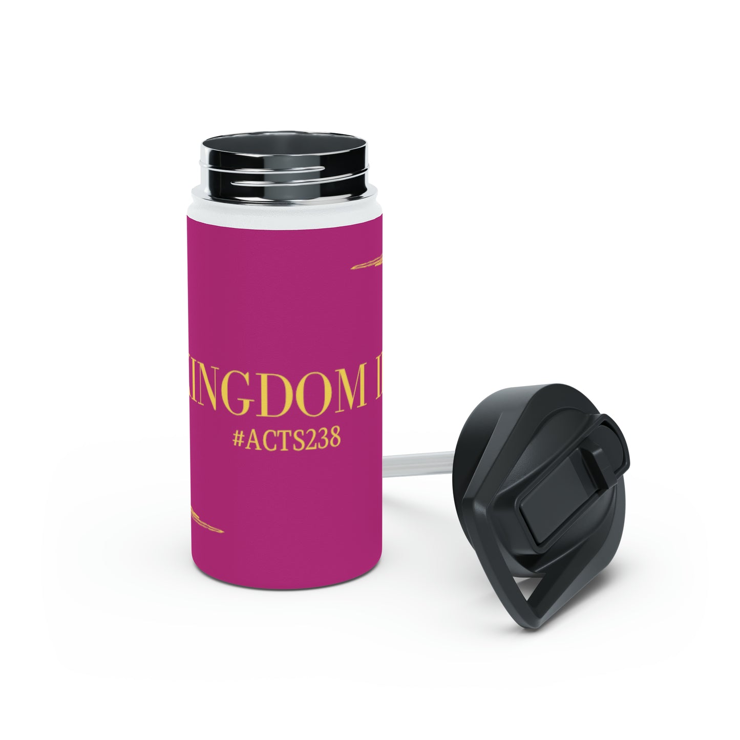 KINGDOM ID Stainless Steel Water Bottle - NZC Apparel: Nashz Couture