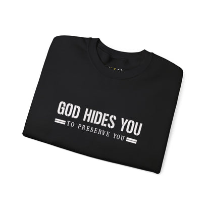 Christian God Hides You Unisex Sweatshirt - NZC Apparel: Nashz Couture