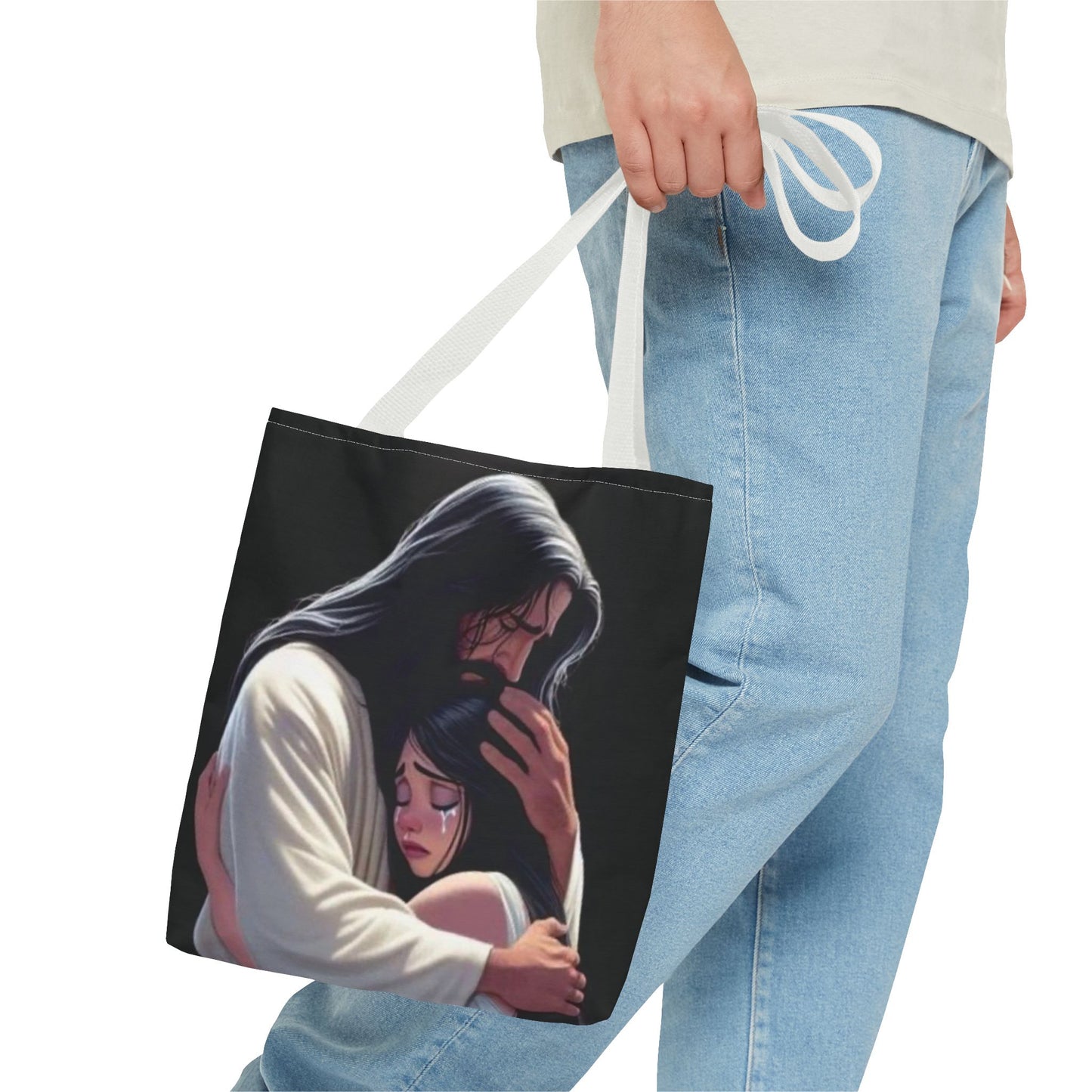 Jesus Safe Arms- Tote Bag - NZC Apparel: Nashz Couture