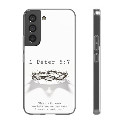 Cast Your Burdens- Clear Flexi Case