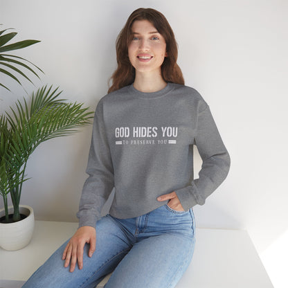 Christian God Hides You Unisex Sweatshirt - NZC Apparel: Nashz Couture