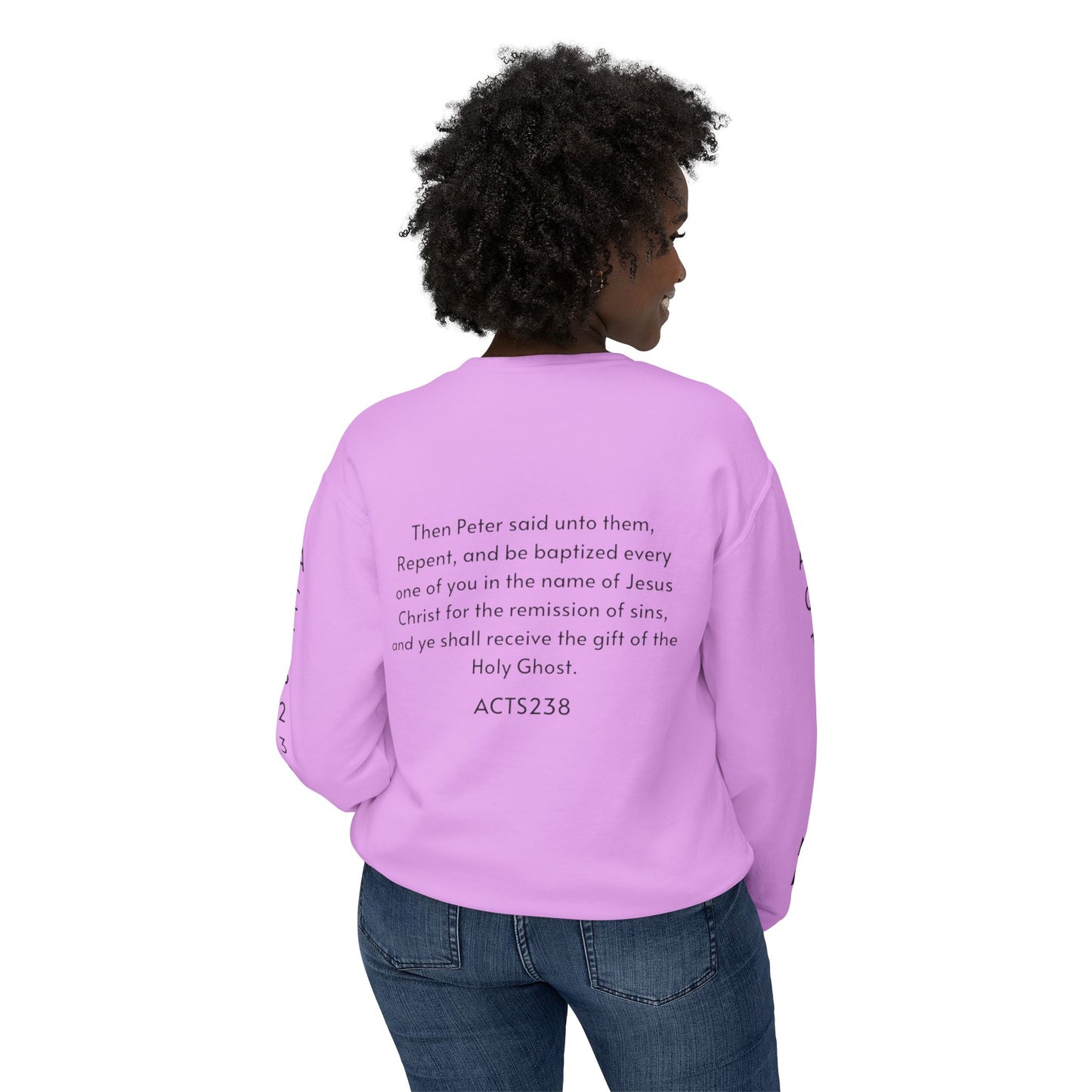 Kingdom ID Acts 2:38 Christian Unisex Crewneck Sweatshirt - NZC Apparel: Nashz Couture