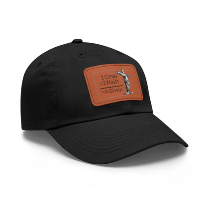 FORGIVEN Leather Patch Hat - NZC Apparel: Nashz Couture