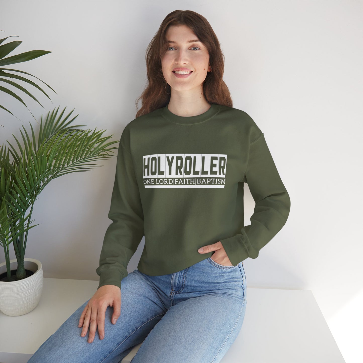 HOLY ROLLER Unisex Crewneck Sweatshirt - NZC Apparel: Nashz Couture