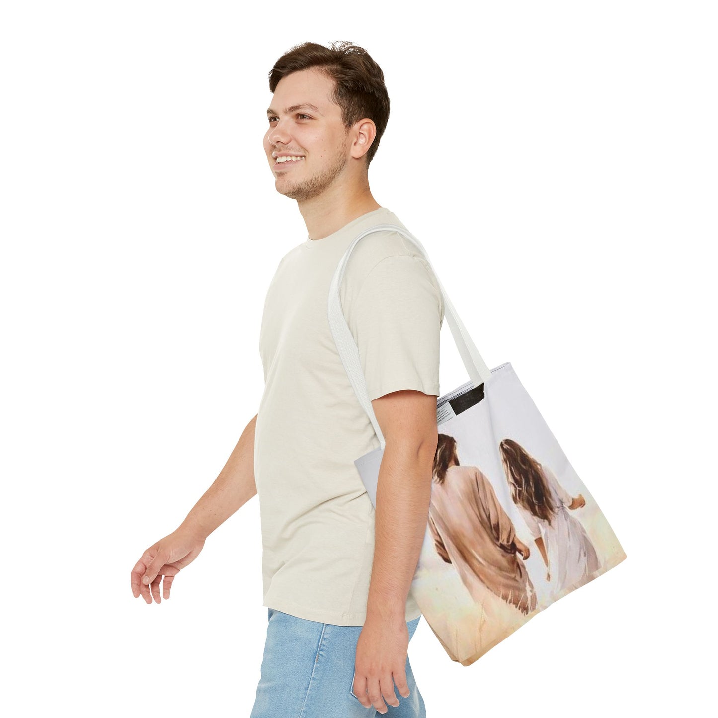 Jesus Walks with- Me Tote Bag - NZC Apparel: Nashz Couture