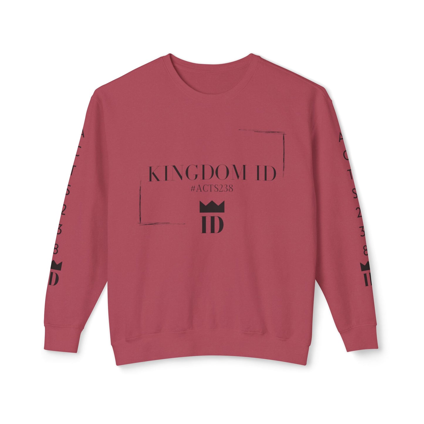 Kingdom ID Acts 2:38 Christian Unisex Crewneck Sweatshirt - NZC Apparel: Nashz Couture