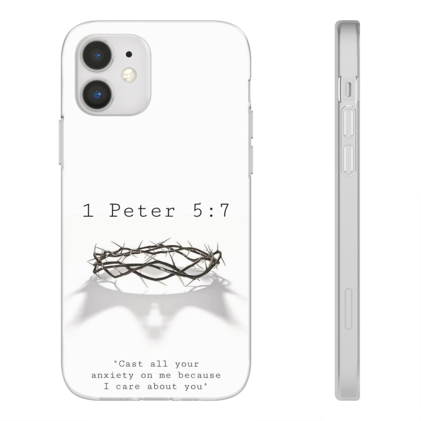 Cast Your Burdens- Clear Flexi Case