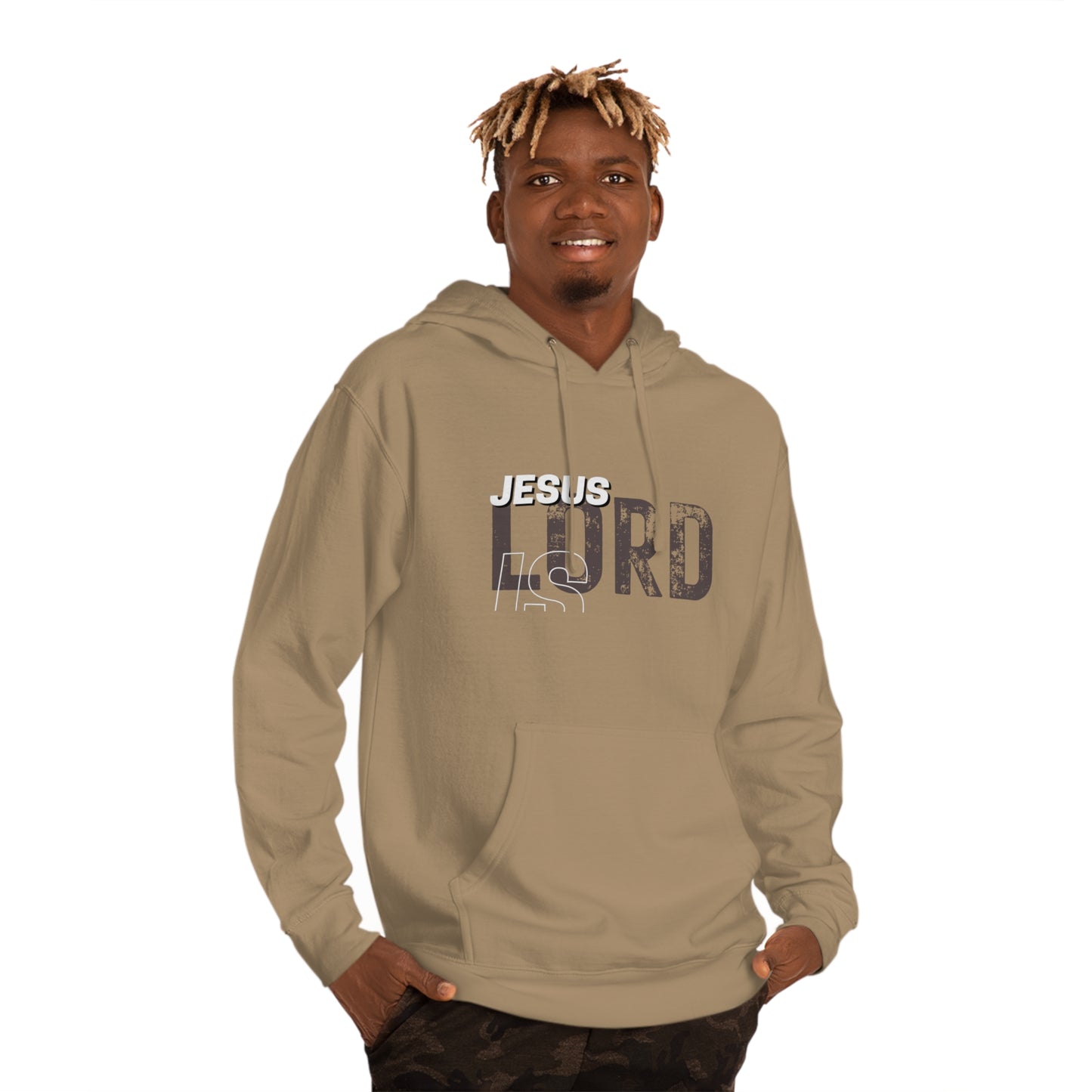 JESUS IS LORD Hooded Sweatshirt - NZC Apparel: Nashz Couture