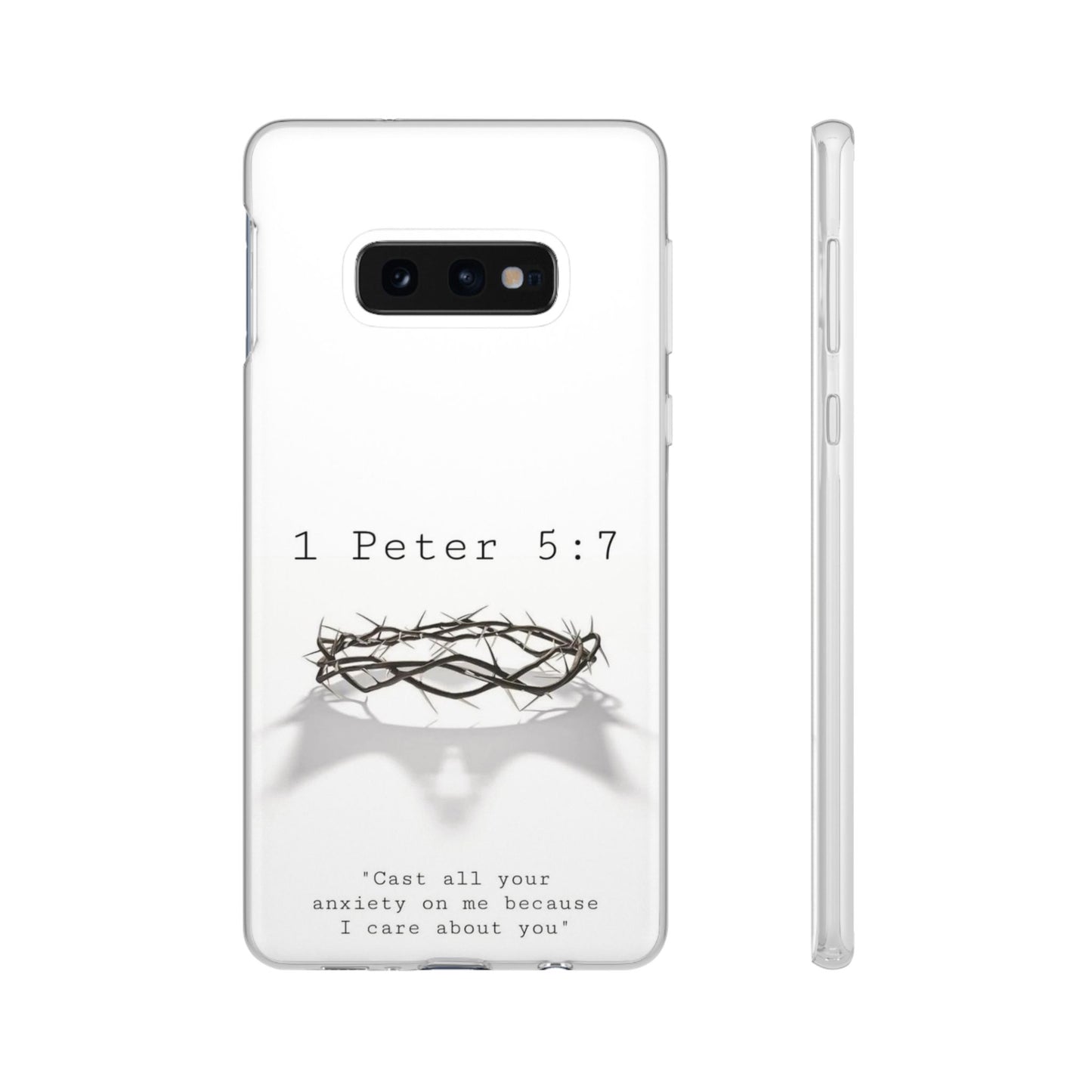 Cast Your Burdens- Clear Flexi Case