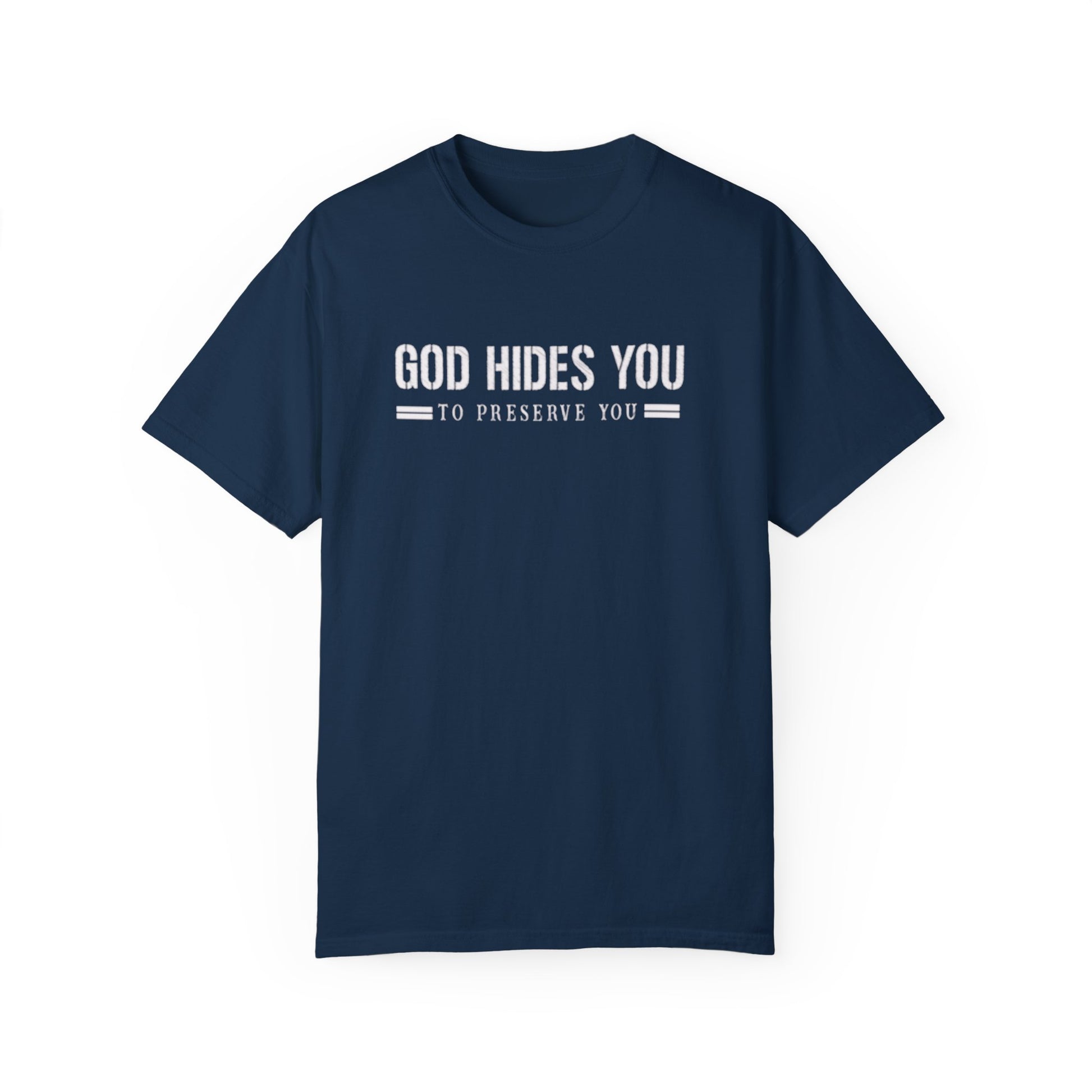 GOD HIDES  T-shirt - NZC Apparel: Nashz Couture