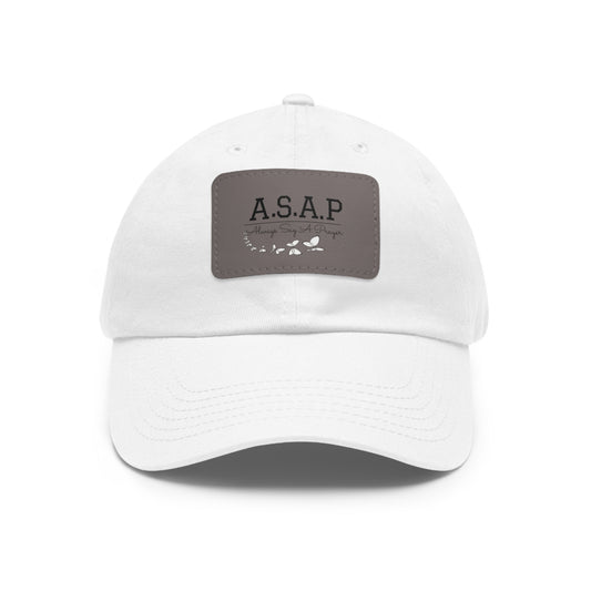 A.S.A.P Leather Patch Hat - NZC Apparel: Nashz Couture