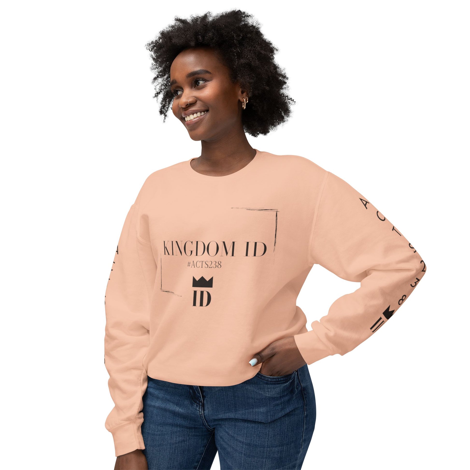 Kingdom ID Acts 2:38 Christian Unisex Crewneck Sweatshirt - NZC Apparel: Nashz Couture