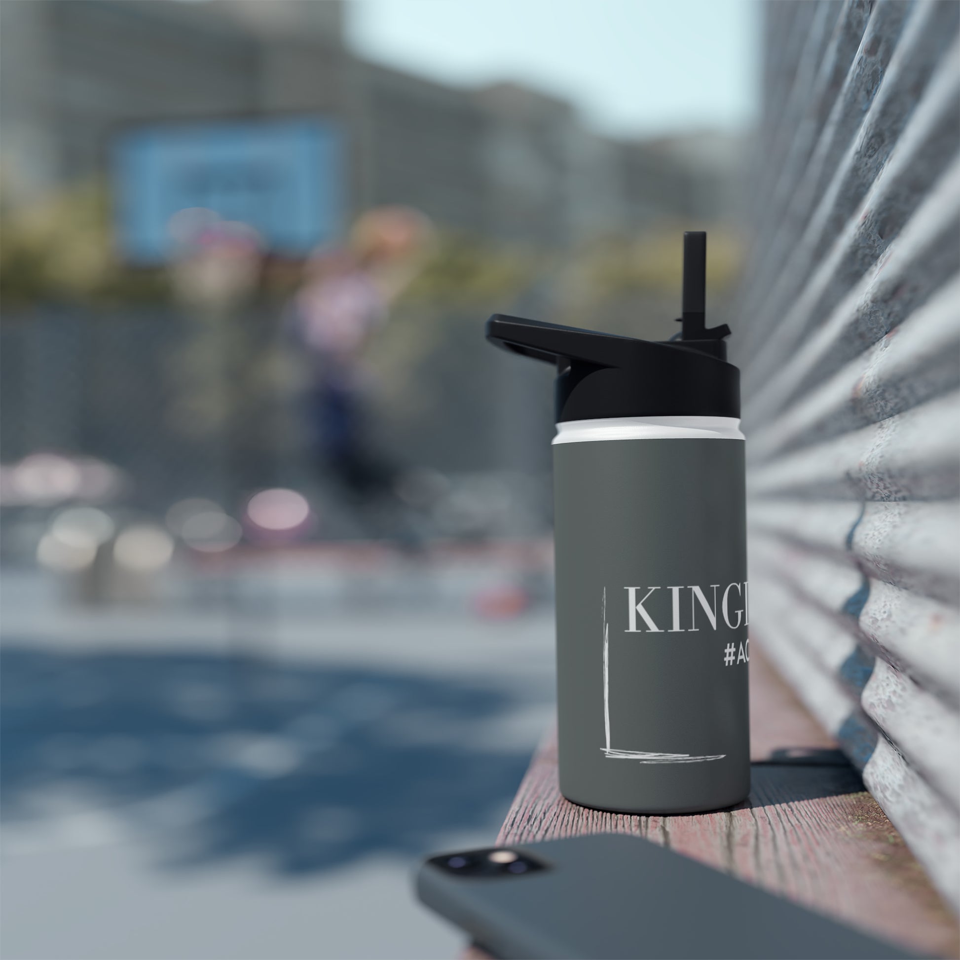 KINGDOM ID Stainless Steel Water Bottle - NZC Apparel: Nashz Couture