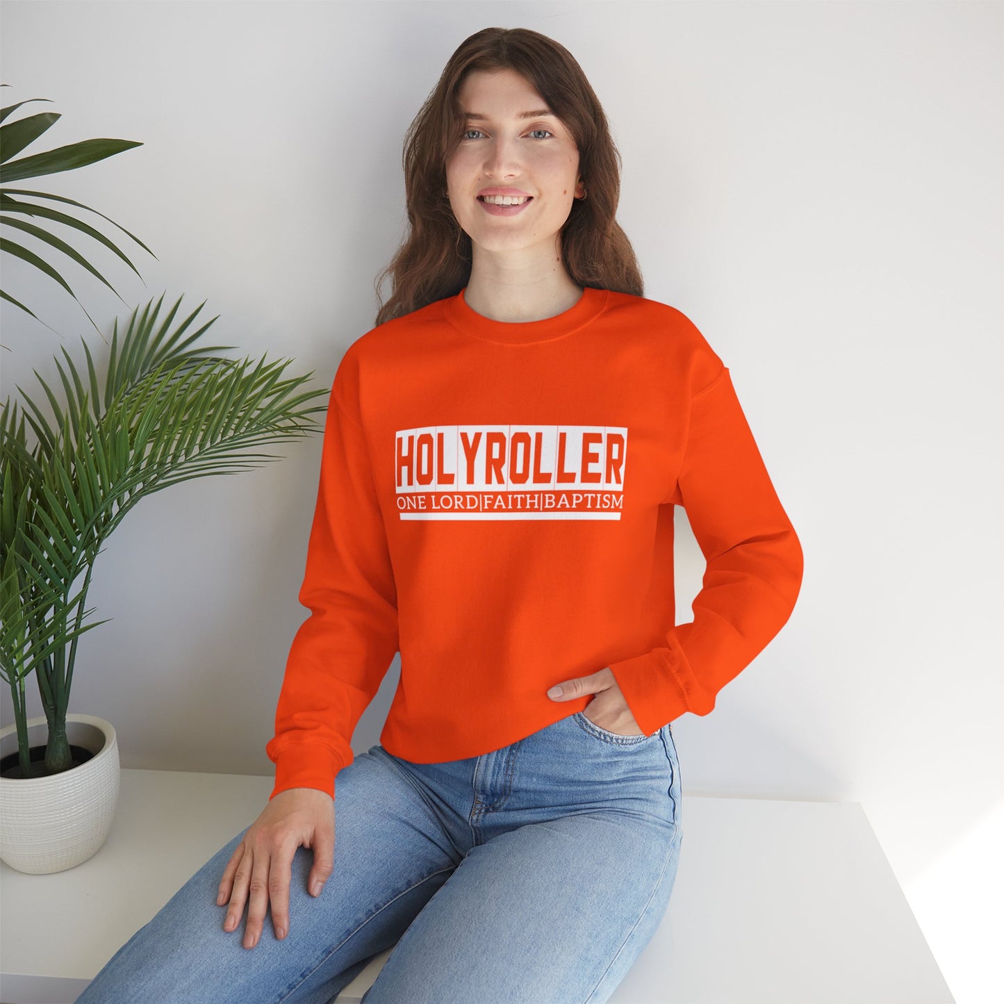 HOLY ROLLER Unisex Crewneck Sweatshirt - NZC Apparel: Nashz Couture