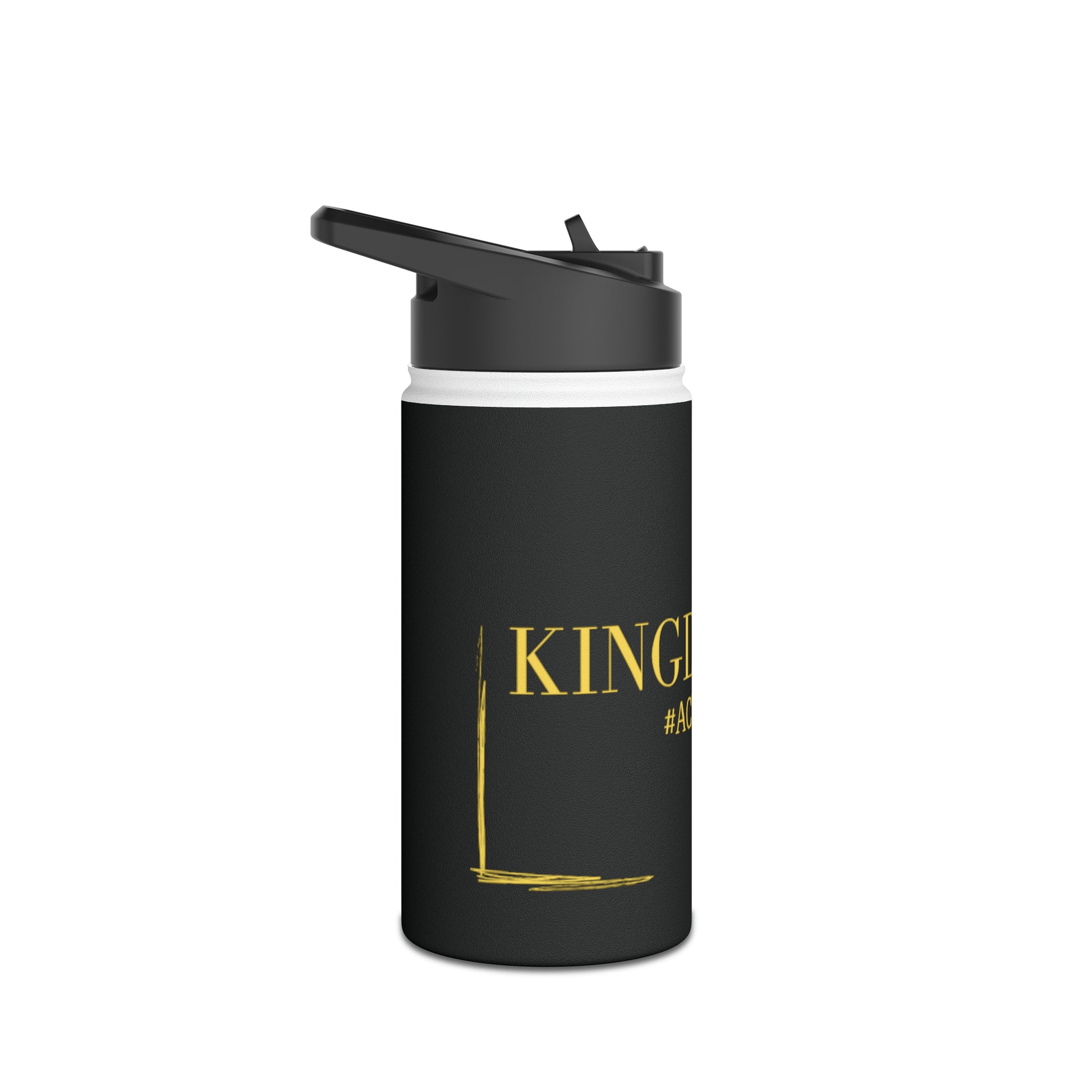 KINGDOM ID Stainless Steel Water Bottle - NZC Apparel: Nashz Couture