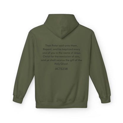 Christian Kingdom ID Acts 2:38 Hoodie - NZC Apparel: Nashz Couture