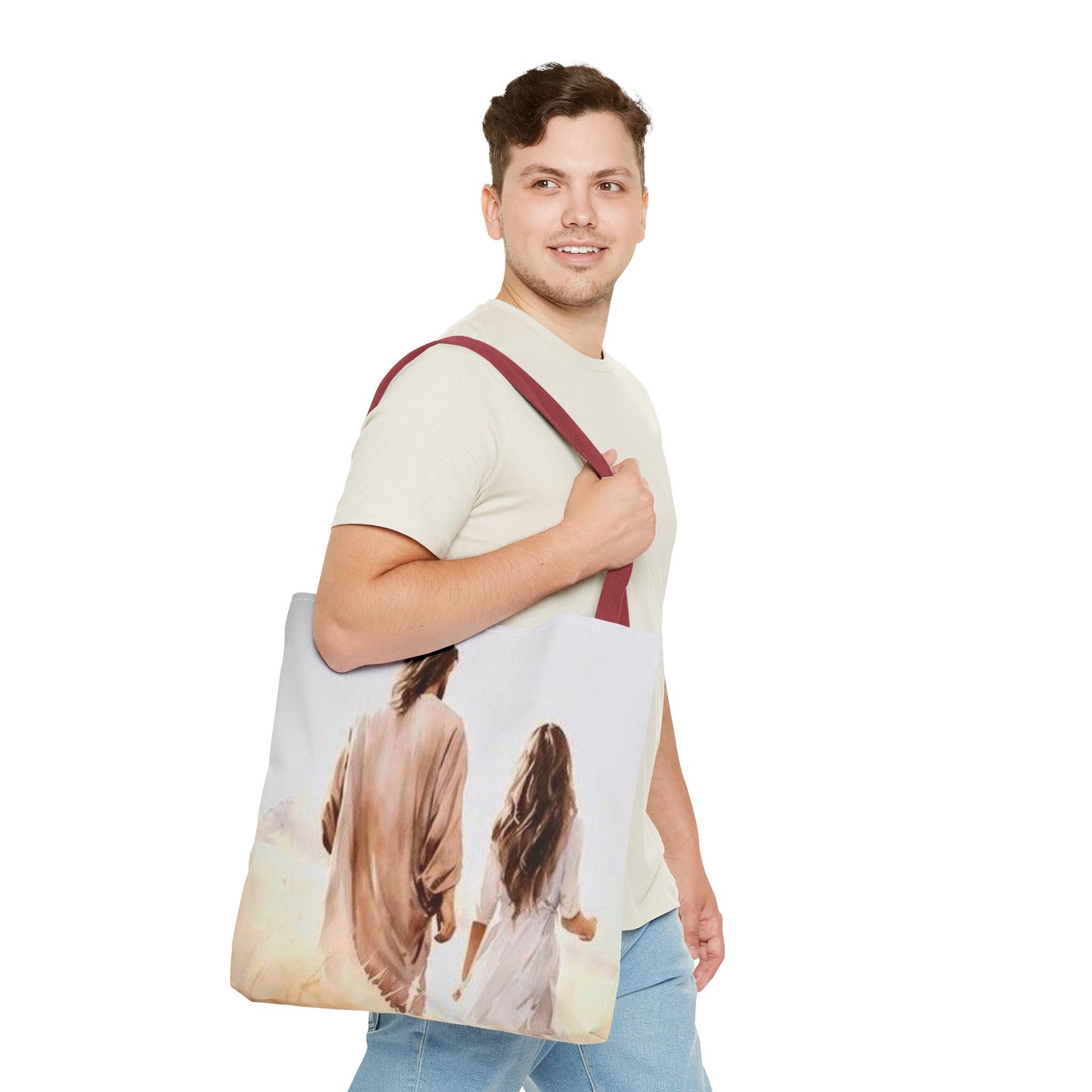 Jesus Walks with- Me Tote Bag - NZC Apparel: Nashz Couture