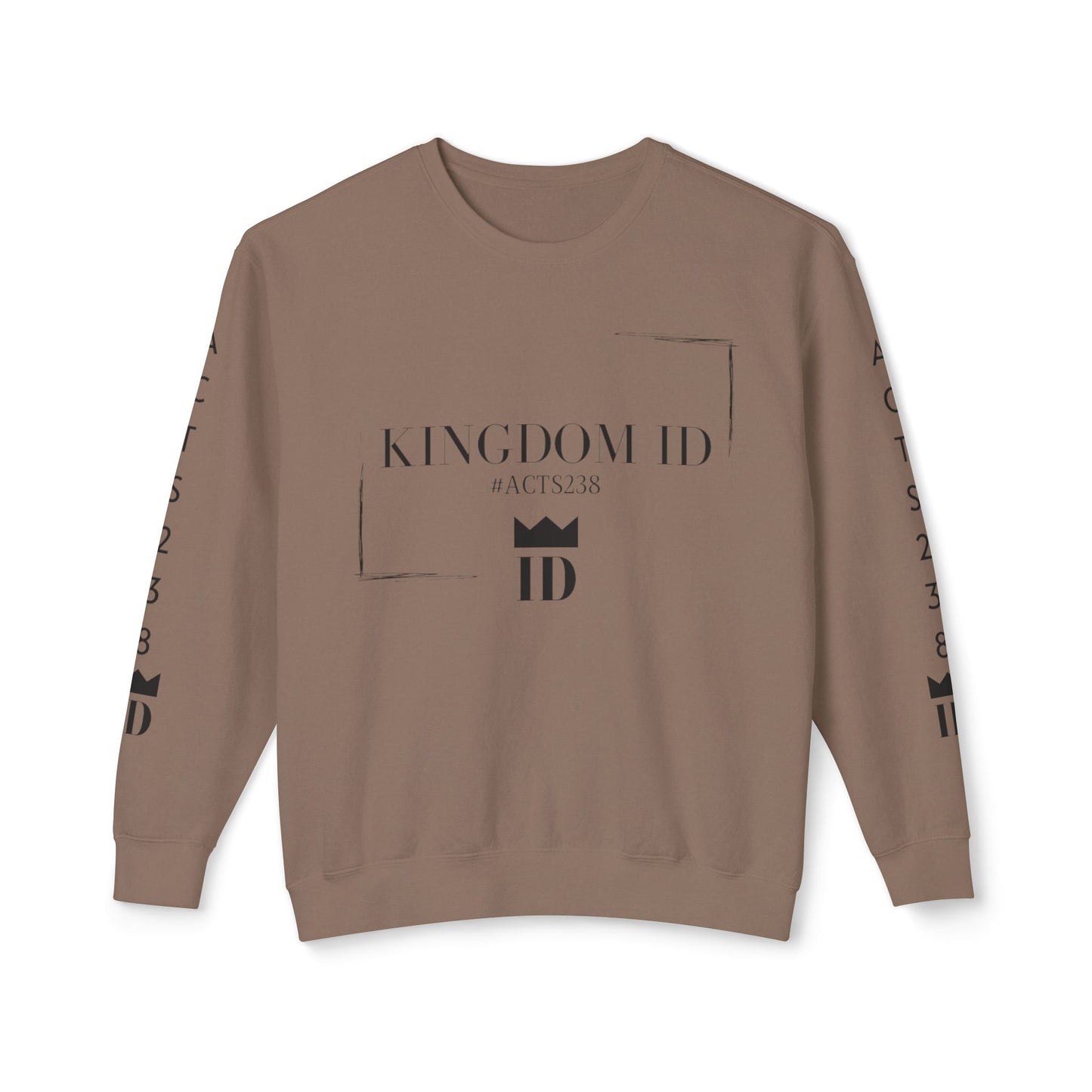 Kingdom ID Acts 2:38 Christian Unisex Crewneck Sweatshirt - NZC Apparel: Nashz Couture