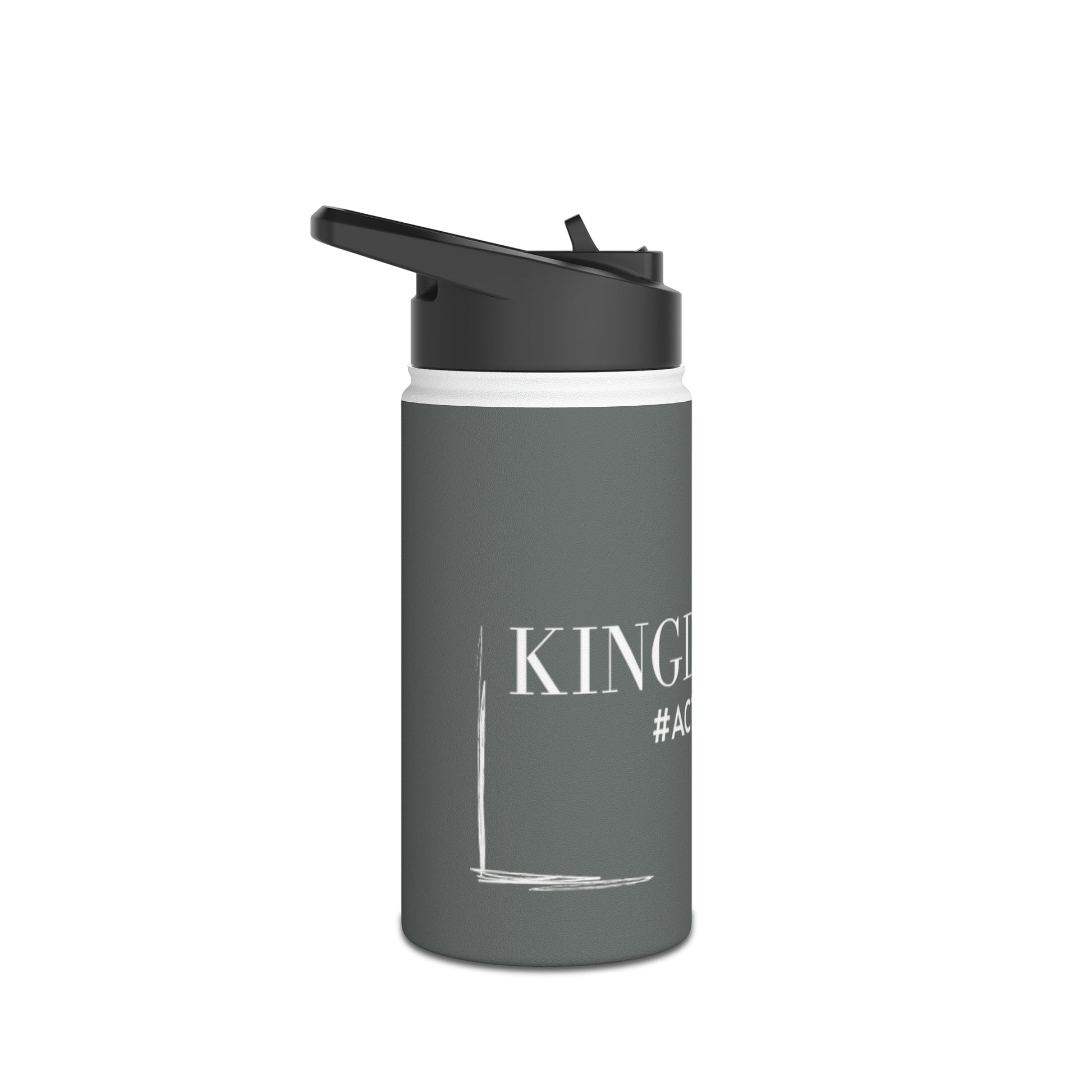 KINGDOM ID Stainless Steel Water Bottle - NZC Apparel: Nashz Couture